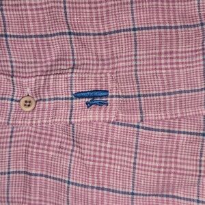 Linen Johnnie-O Buttondown size L